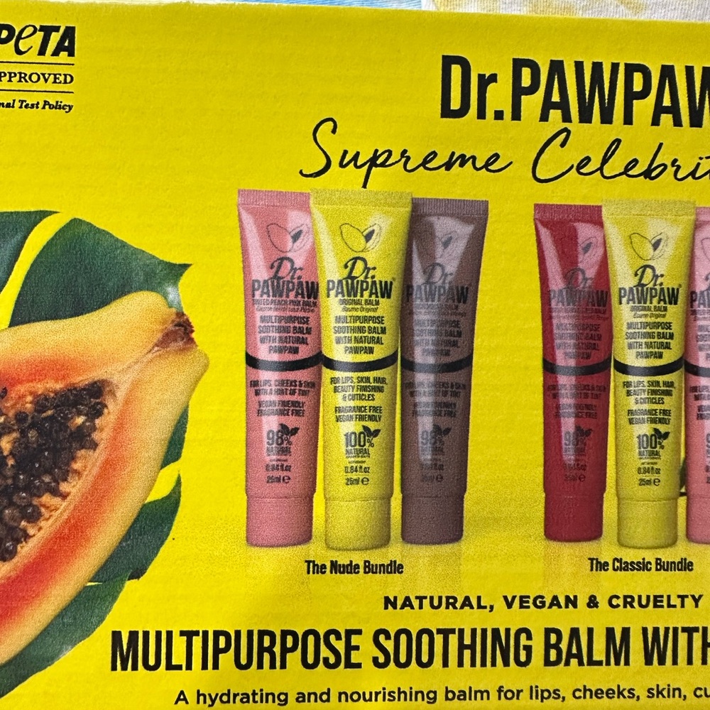Dr. PawPaw Supreme Celebrity Kit - SIX .84 fl oz tubes + SCRUB - Picture 7 of 8